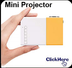 01 Projecteur portatif, Mini portatif de dispositifs multimédias USB  Multiples Haute(U.S. Standard (110V-240V)) : : High-Tech